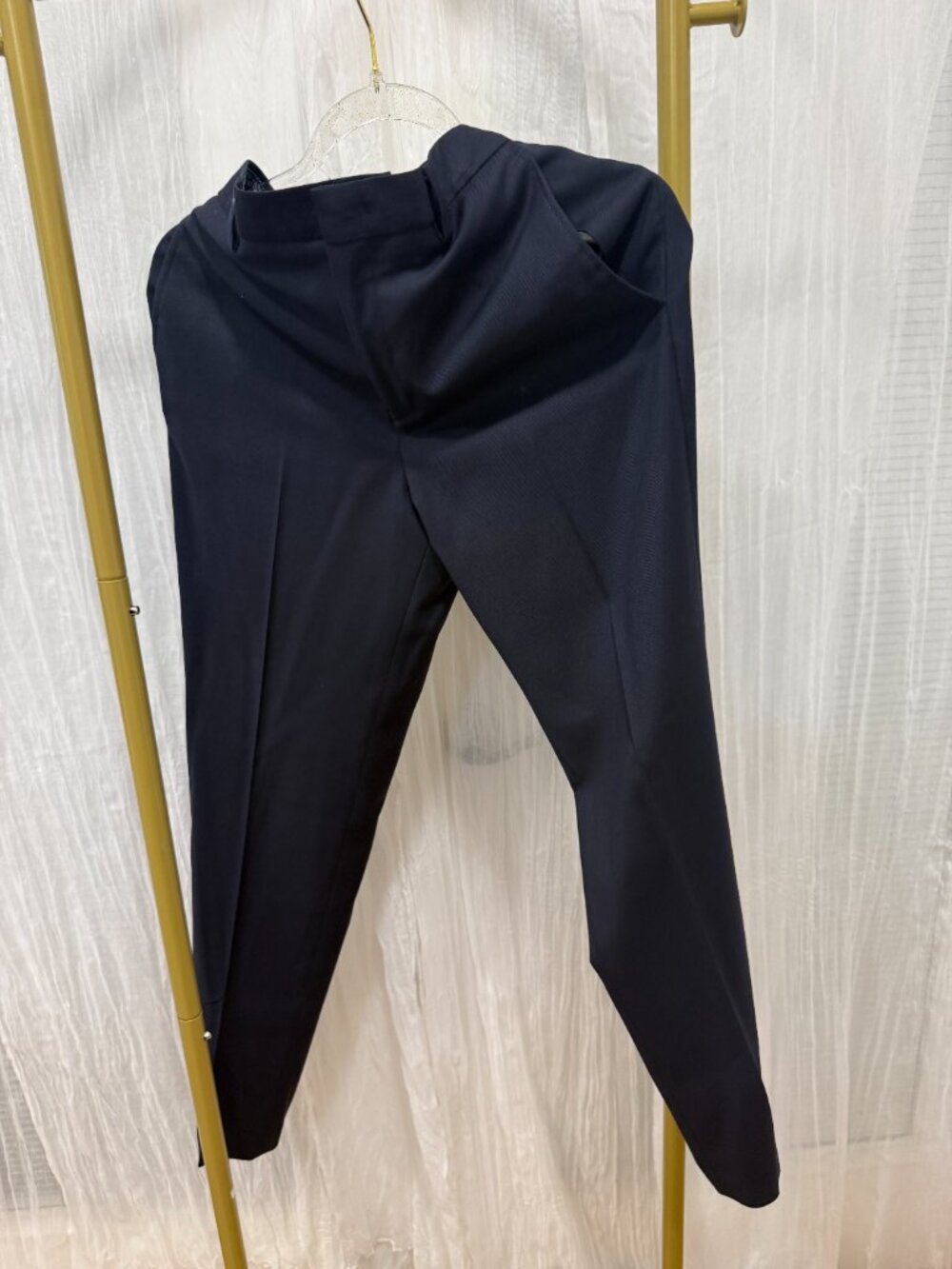 Lauren Ralph Lauren Boys Navy Dress Pants 14R 27W Adjustable Waist